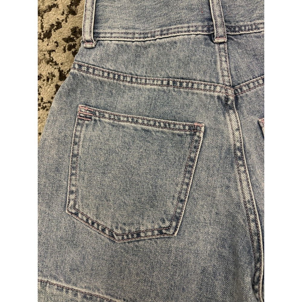 Urban Outfitters BDG White Washed High Rise Short Shorts Size 24 - Picture 11 of 12